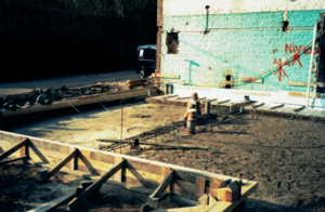 État des lieux au cours de la rénovation
