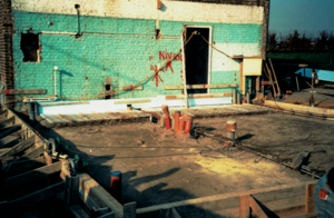 État des lieux au cours de la rénovation