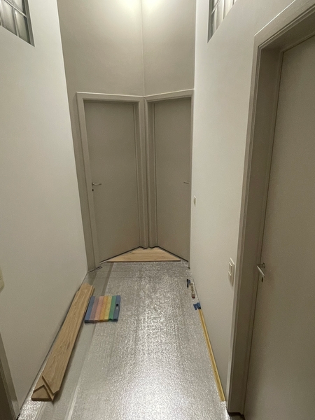 État des lieux au cours de la rénovation