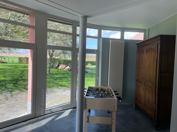 État des lieux au cours de la rénovation